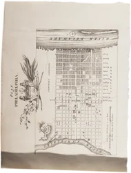 Map of Philadelphia, from an Atlas of the United States, 1824